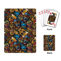 Voodoo Tribal Masks Playing Cards Single Design (rectangle)