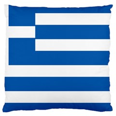 Greece Flag Greek Flag Large Cushion Case (one Side)
