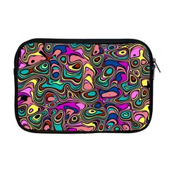 Bending Turn Distort Wave Modern Apple Macbook Pro 17  Zipper Case