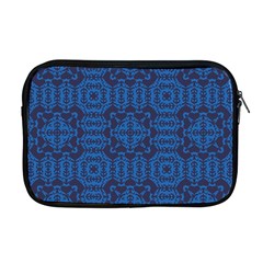 Abstract Seamlesspattern Graphic Lines Vintage Background Blue Elegant Grunge Apple Macbook Pro 17  Zipper Case