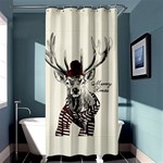 xmas deer Shower Curtain 36  x 72  (Stall) Curtain(36 X72 ) - 33,26 x66,24  Curtain(36 X72 )