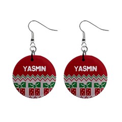 Present Mini Button Earrings