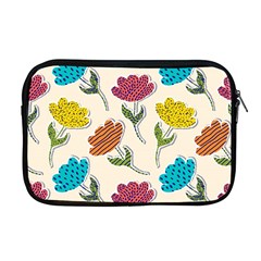 Pattern With Paper Tulips Apple Macbook Pro 17  Zipper Case