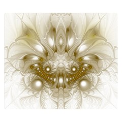 Fractal Fantasy Background Pattern Double Sided Flano Blanket (small) 