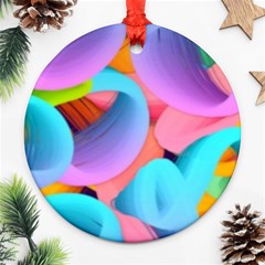 3d Color Swings Ornament (round)