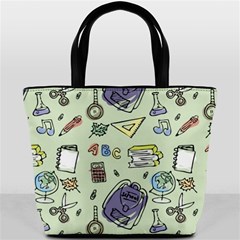 Hand Drawn Pattern School Bucket Bag