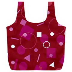 Lesbian Pride Flag Retro Shapes Pattern Full Print Recycle Bag (xxxl)