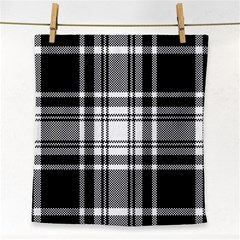 Pixel Background Design Modern Seamless Pattern Plaid Square Texture Fabric Tartan Scottish Textile Face Towel