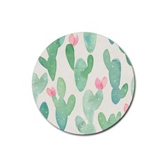Photography-backdrops-for-baby-pictures-cactus-photo-studio-background-for-birthday-shower-xt-5654 Rubber Coaster (round) 