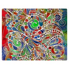 Pop Art - Spirals World 1 Double Sided Flano Blanket (medium) 