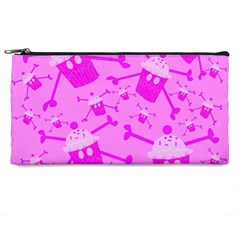 Cccartonnslogobg7 Cupycakescollage11pinknewbkgrd* Jokerscullzzz7117 Logohotpinkpattern Pencil Case