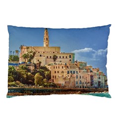 Old Jaffa Cityscape, Israel Pillow Case
