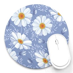 Chamomile Flower Round Mousepads