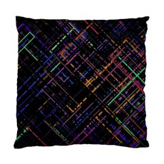 Criss-cross Pattern (multi-colored) Standard Cushion Case (one Side)