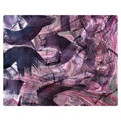  Abstract Marbling Double Sided Flano Blanket (medium) 