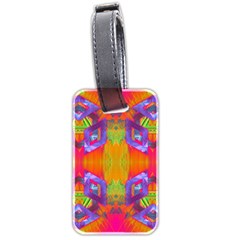 Glitch Futuristic Punk  Luggage Tag (two Sides)
