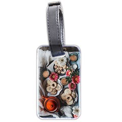 Cookies & Tea Tray  Luggage Tag (two Sides)