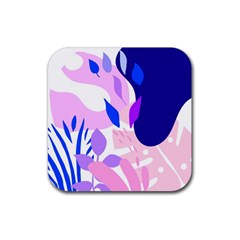 Aquatic Surface Patterns-04 Rubber Coaster (square) 