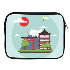 Japan-landmark-landscape-view Apple Ipad 2/3/4 Zipper Cases