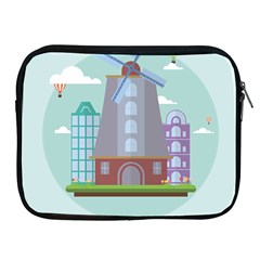 Amsterdam-landmark-landscape Apple Ipad 2/3/4 Zipper Cases
