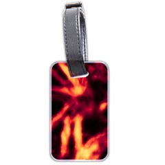 Lava Abstract Stars Luggage Tag (two Sides)