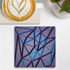 3d Lovely Geo Lines 2 Uv Print Square Tile Coaster 
