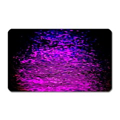 Magenta Waves Flow Series 1 Magnet (rectangular)