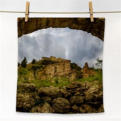 Ancient Mystras Landscape, Peloponnese, Greece Face Towel