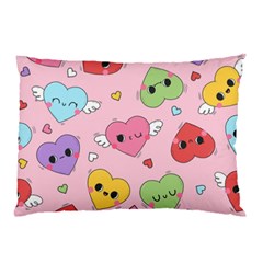 Kawaii Hearts Pattern Pillow Case