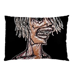 Sketchy Style Drawing Zombie Woman Pillow Case