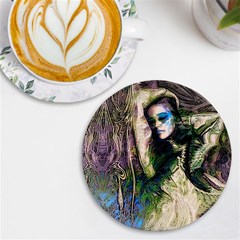 My Mucha Moment Uv Print Round Tile Coaster