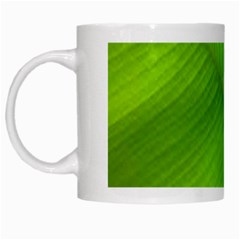 Banana Leaf White Mug