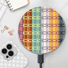 Grungy Vintage Patterns Wireless Charger