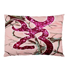 Browning Deer Glitter Pillow Case (two Sides)