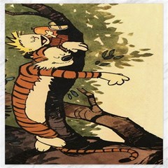 Calvin And Hobbes Canvas 20  X 20 