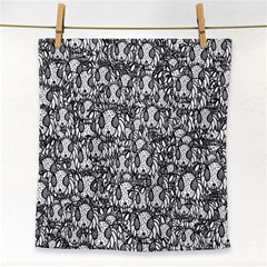 Sketchy Monster Insect Drawing Motif Pattern Face Towel