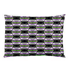 Hackers Town Void Mantis Hexagon Agender Nine 9 Stripe Pride Flag Pillow Case