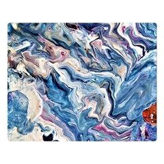 Abstract Waves Double Sided Flano Blanket (large) 