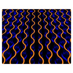 Pattern Abstract Wwallpaper Waves Double Sided Flano Blanket (medium) 