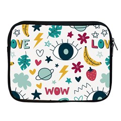 Wallpaper Background Cute Design Apple Ipad 2/3/4 Zipper Cases