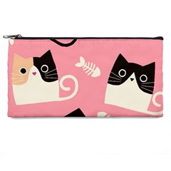 Cat Pattern Backgroundpet Pencil Case