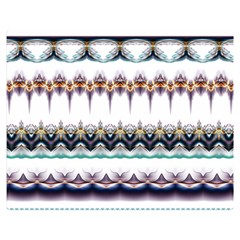 Illustration Geometric Art Dividers Borders Double Sided Flano Blanket (medium) 