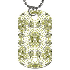 Illustration Abstract Background Pattern Texture Design Dog Tag (one Side)