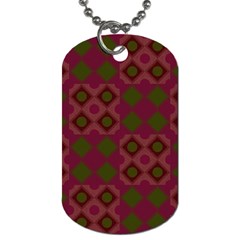 Illustration Background Abstract Pattern Texture Design Dog Tag (one Side)