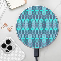 Abstract Chevron Zigzag Pattern Wireless Charger