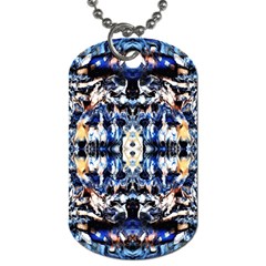 Cobalt Symmetry Dog Tag (one Side)