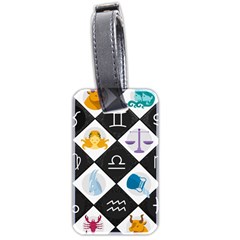 Zodiac Astrology Horoscope Pattern Luggage Tag (two Sides)