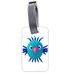Fantasy 3d Bird Illustration 2 Luggage Tag (two Sides)