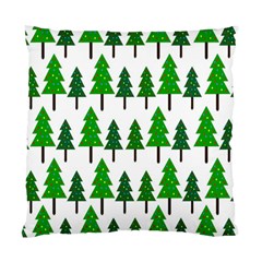 Chrismas Tree Greeen Standard Cushion Case (two Sides)