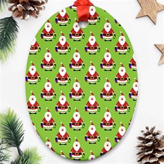 Christmas-santaclaus Ornament (oval)